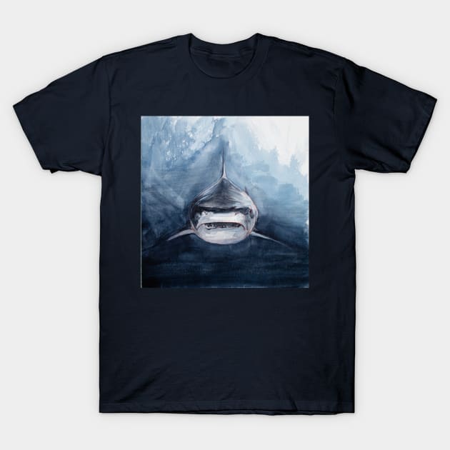 Shark Face T-Shirt by Khasis